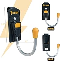 Vista 6 de KUNN Funda para herramientas - Gancho para cinturón de herramientas Soporte de taladro inalámbrico Individual, clip fuerte, accesorios para cinturón