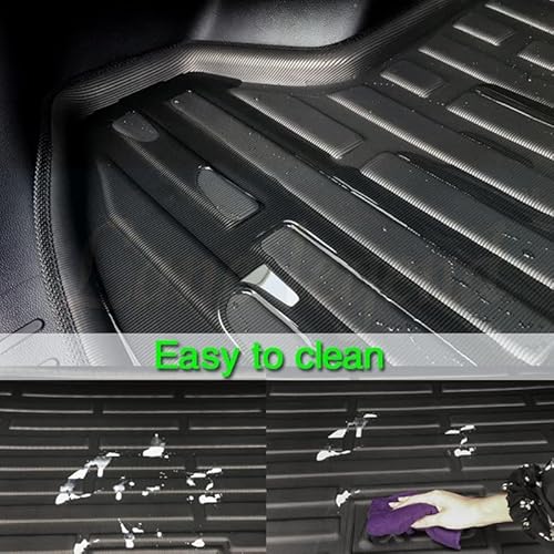 Cuero Alfombra Protectora Para V&W VOLKSWAG&EN Pass&at CC 2009 ~ 2018, alfombrilla para maletero, forro trasero para maletero, bandeja para suelo de carga, alfombra, almohadilla protectora para barro - imagen 6