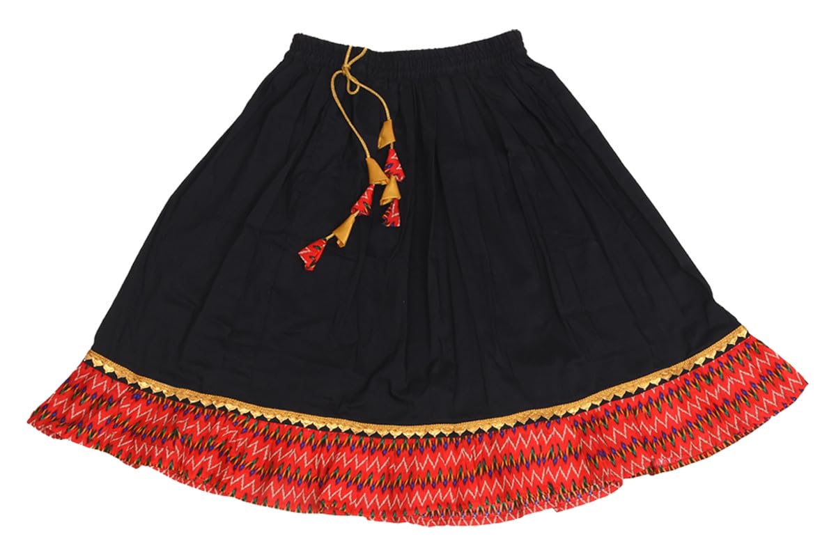 Sai BlossomsSaiBlossoms New Silk Cotton Skirts for Kids, Nice Flare. Ethnic and Casual Wear.