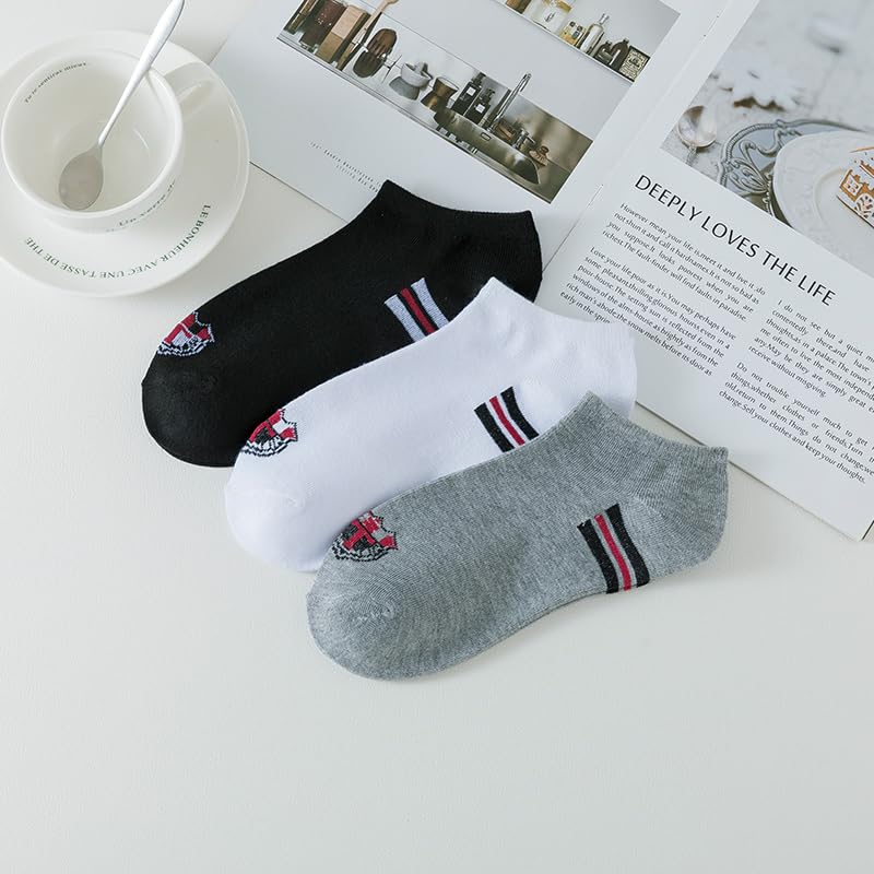 6 Pairs Mens Ankle Socks Low Cut Breathable Casual Socks Lightweight Soft Sock2