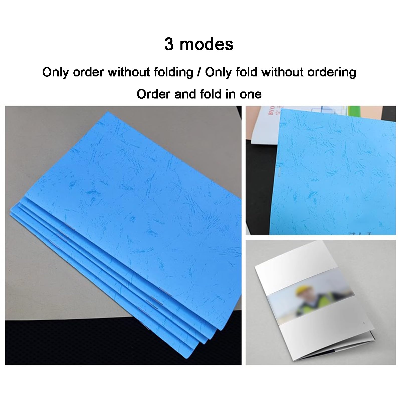 Elektrischer Papierbuchhefter Knitterfalte 14 Blatt Flachklinkenhefter 5-Position Fadenordner für Schule Büro Bindung
