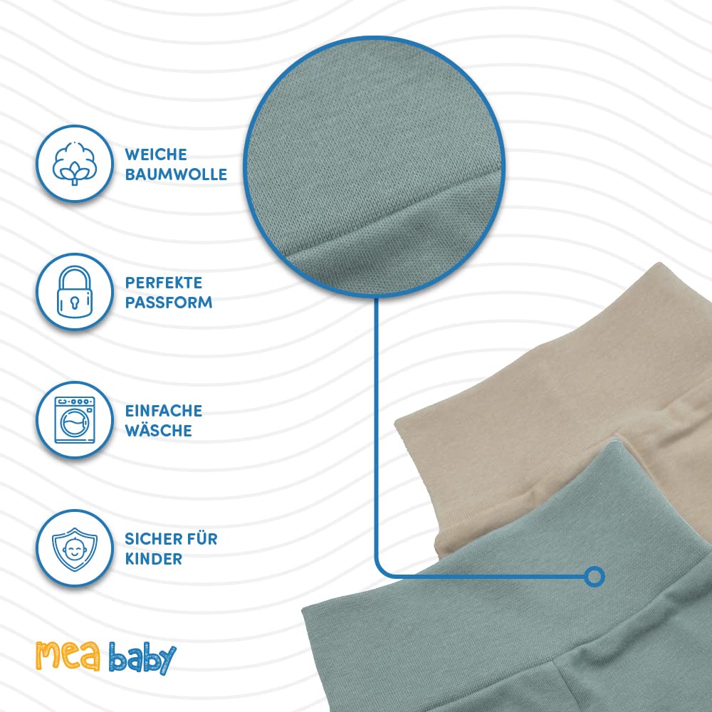 MEA BABY Unisex Baby Hose aus 100% Baumwolle im 5er Pack/Pumphose, Babyhose für Jungen Baby Hose... Ansicht 4
