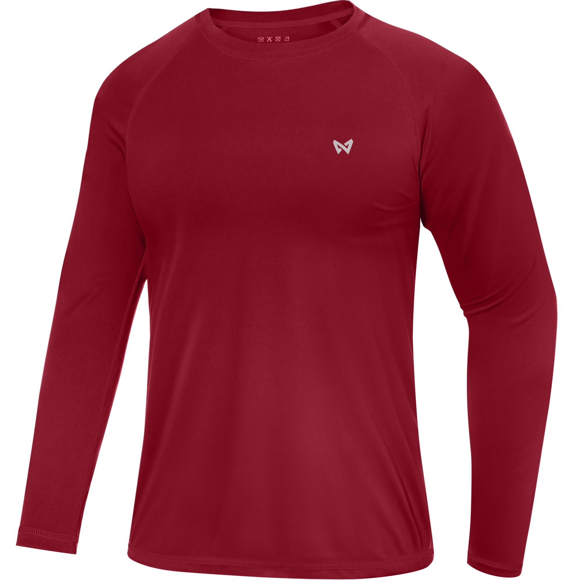 WISMBOX Herren UV-Shirt Langarm mit UPF 50+ Sonnenschutz – Schnelltrocknendes Rashguard für Strandurlaub, SUP und Schwimmen