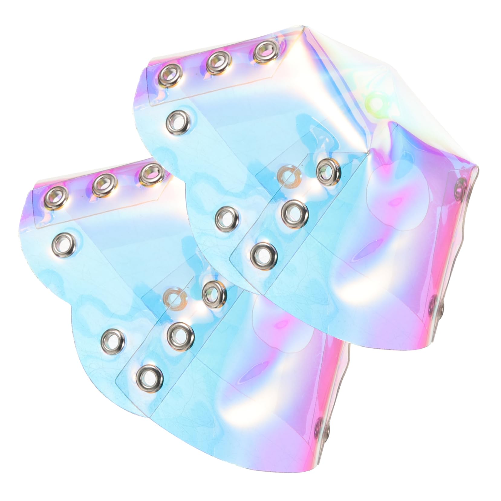 ibasenice Rollschuh Zehenschutzkappen PVC Bunte Kreative Schützer für Rollschuhe Langlebig und Leicht Schutz für Rollschuhe rutschfest und Einfach zu Verwenden