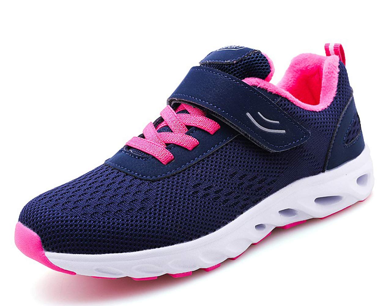 Zapatillas Deportivas Mujer Invierno Al Aire Libre Antideslizante Nieve Cálido Forrado Cómodo Casual Sneakers Azul Oscuro 39 EU