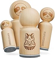 Vista 1 de Matroyshka Babushka - Sello de goma para estampar planificadores de manualidades, mini de 1/2 pulgada