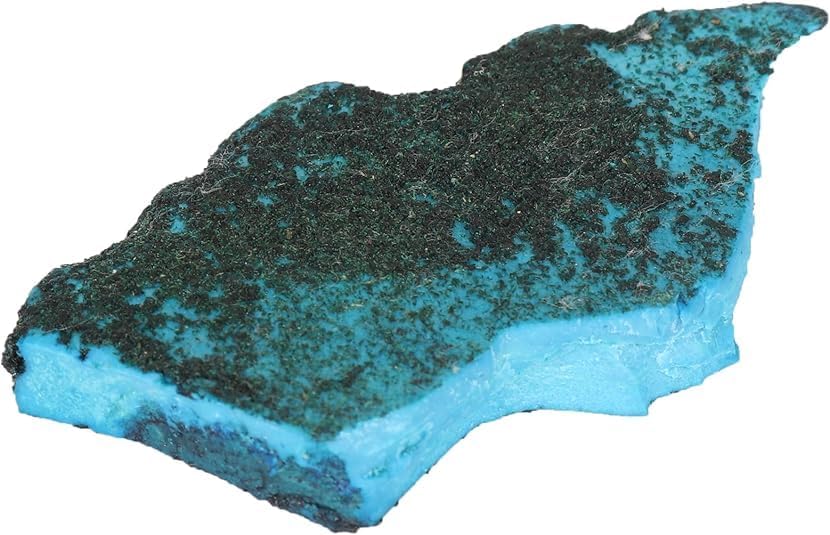 Raw Blue Turquoise Crystal Slab 120.00 Ct Natural Real Rare Untreated Rough Blue Turquoise Loose Gemstone