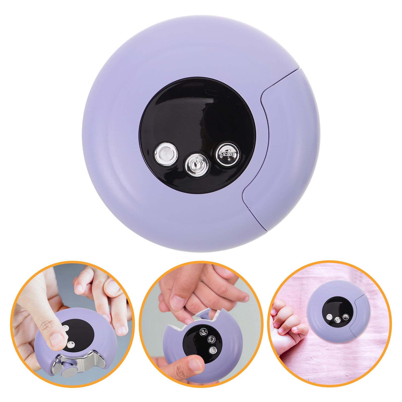 Uñas Eléctrica para Bebés Pulidora Silenciosa Kit de Cuidado Recortadora y Pulidora de Uñas para Recién Nacidos y Pequeños Casa Viaje