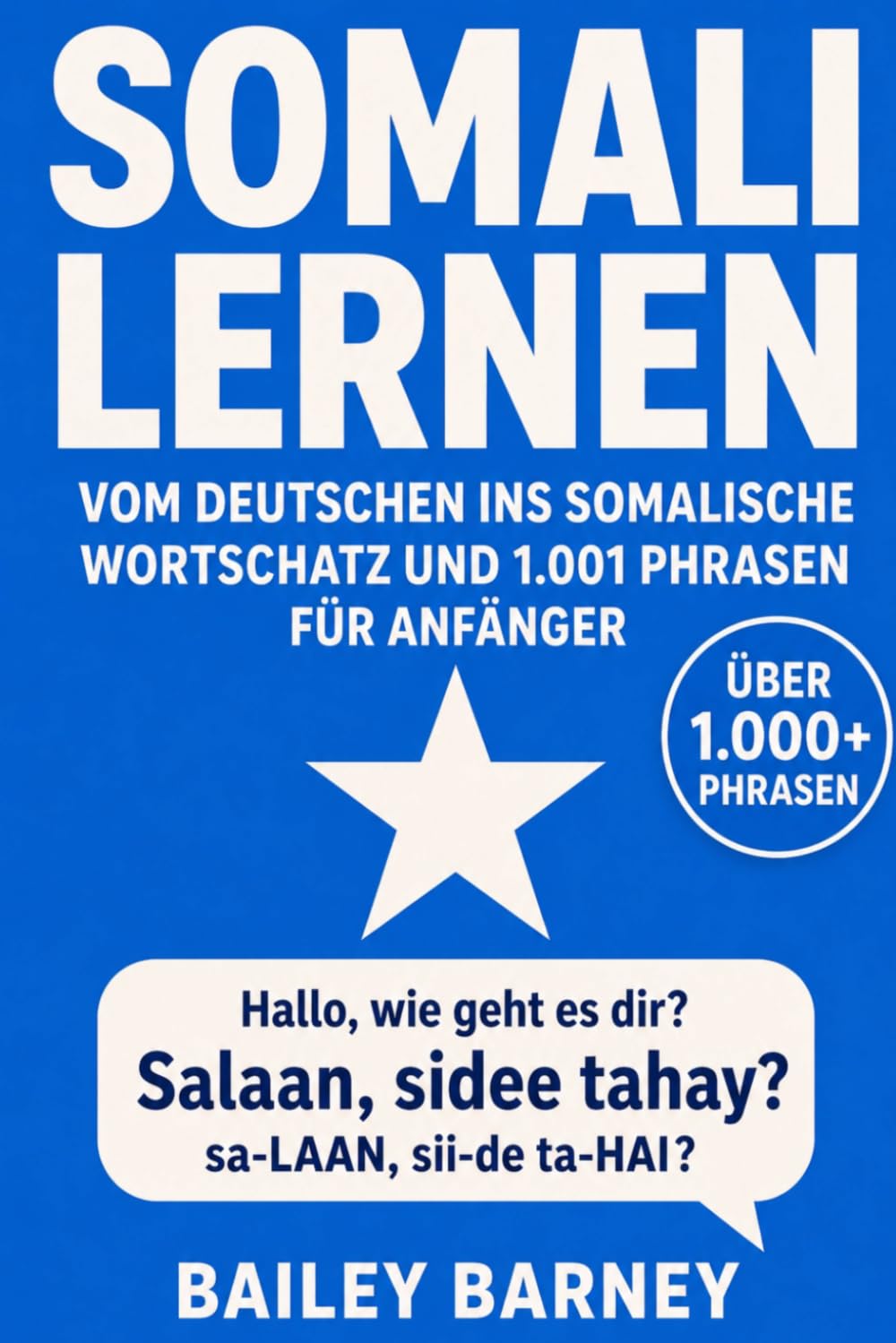 Somali lernen für Anfänger: Wortschatz und 1001 Phrasen vom Deutschen ins Somalische