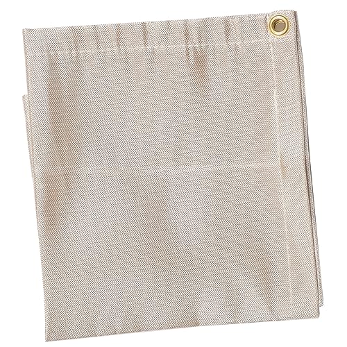 CIMAXIC Estera De Parrilla Ignífuga para Exteriores Resistente Al Fuego para Camping Protector De Suelo para Barbacoa