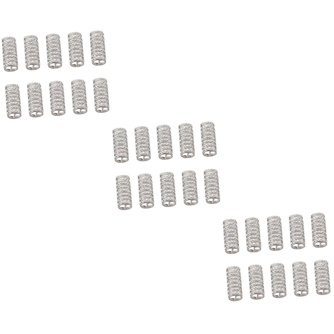 DOITOOL 50 Stück Gurtverbinder Uhrenadapter Armband Verbindung Strassdekor Empfindlicher Uhrenanschluss Armband Versorgung Uhrenarmband-adapter Uhrenzubehör Schmuck Diamant Diese Legierung
