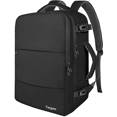 Taygeer Travel Laptop Backpack Black