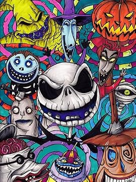 nightmare before christmas embroidery