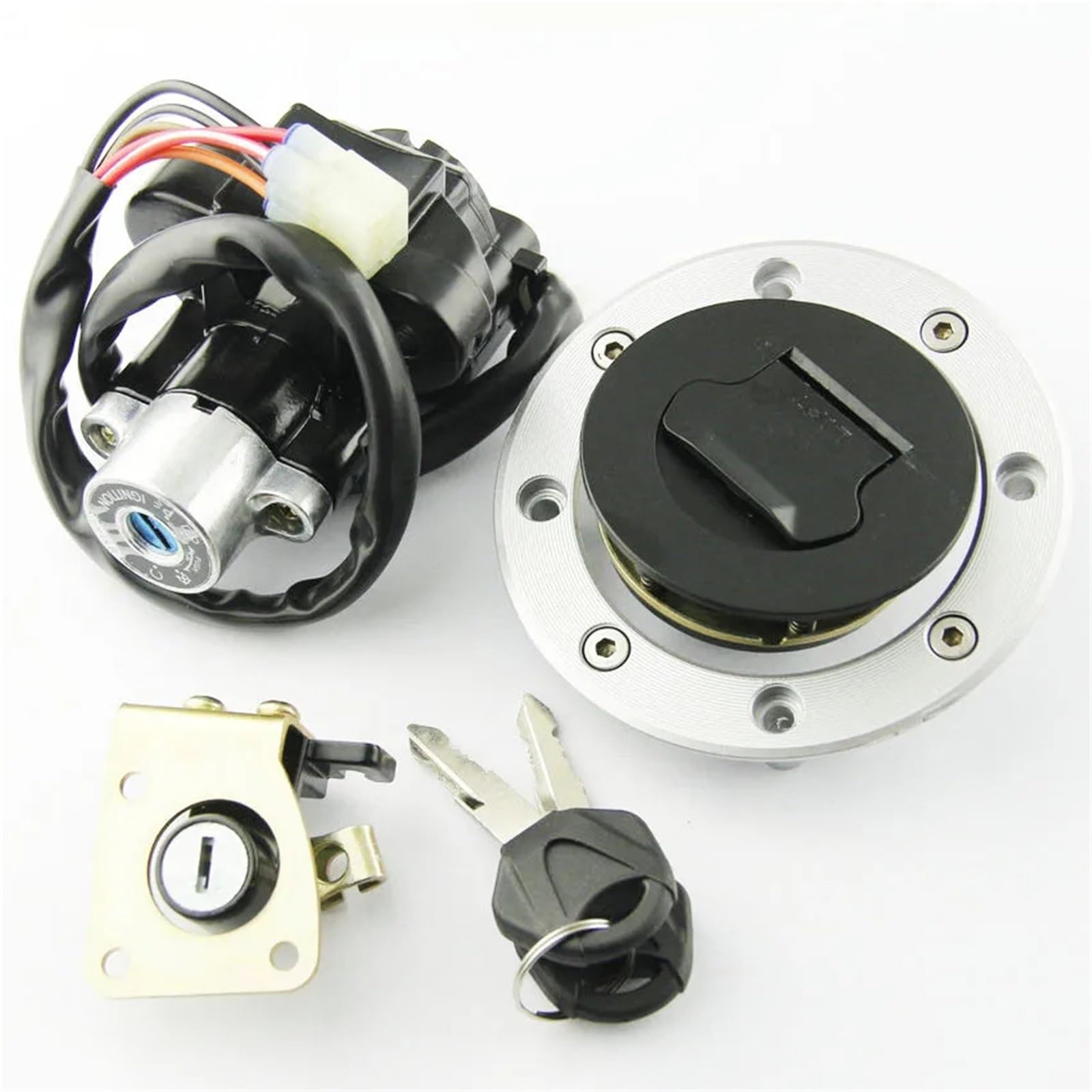 Interruptor de Control de Encendido Para GSX400 FSV/FSK1 TL1000R TL1000S GSX750 GSX600 GSX1200 GSXR600 GSXR750 Juego Interruptor Bloqueo Llave Encendido