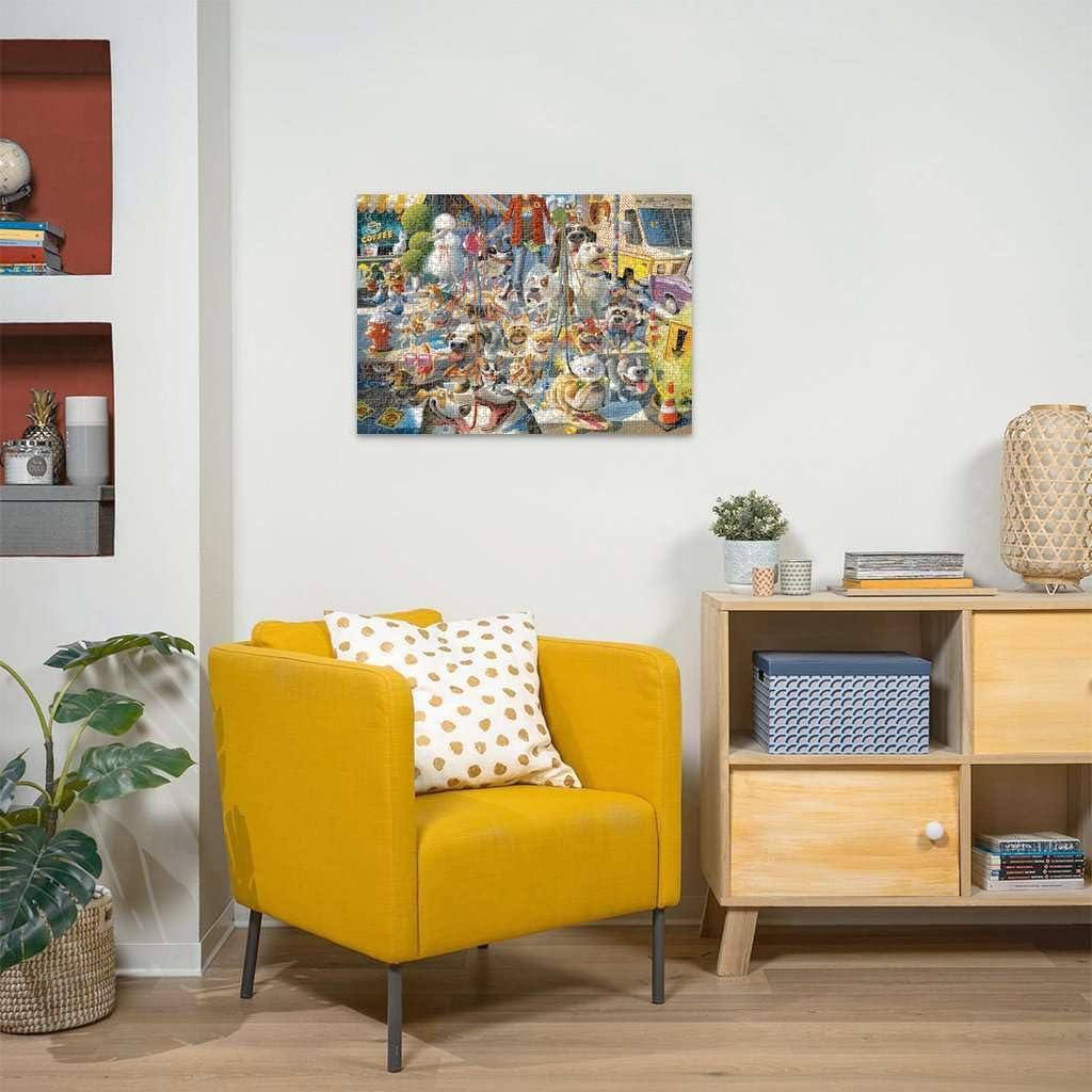 Ravensburger The Dog Walker 1000 Piece Puzzle for Adults - 12000876 - Craft Tool, Made in Germany, Each Piece Together