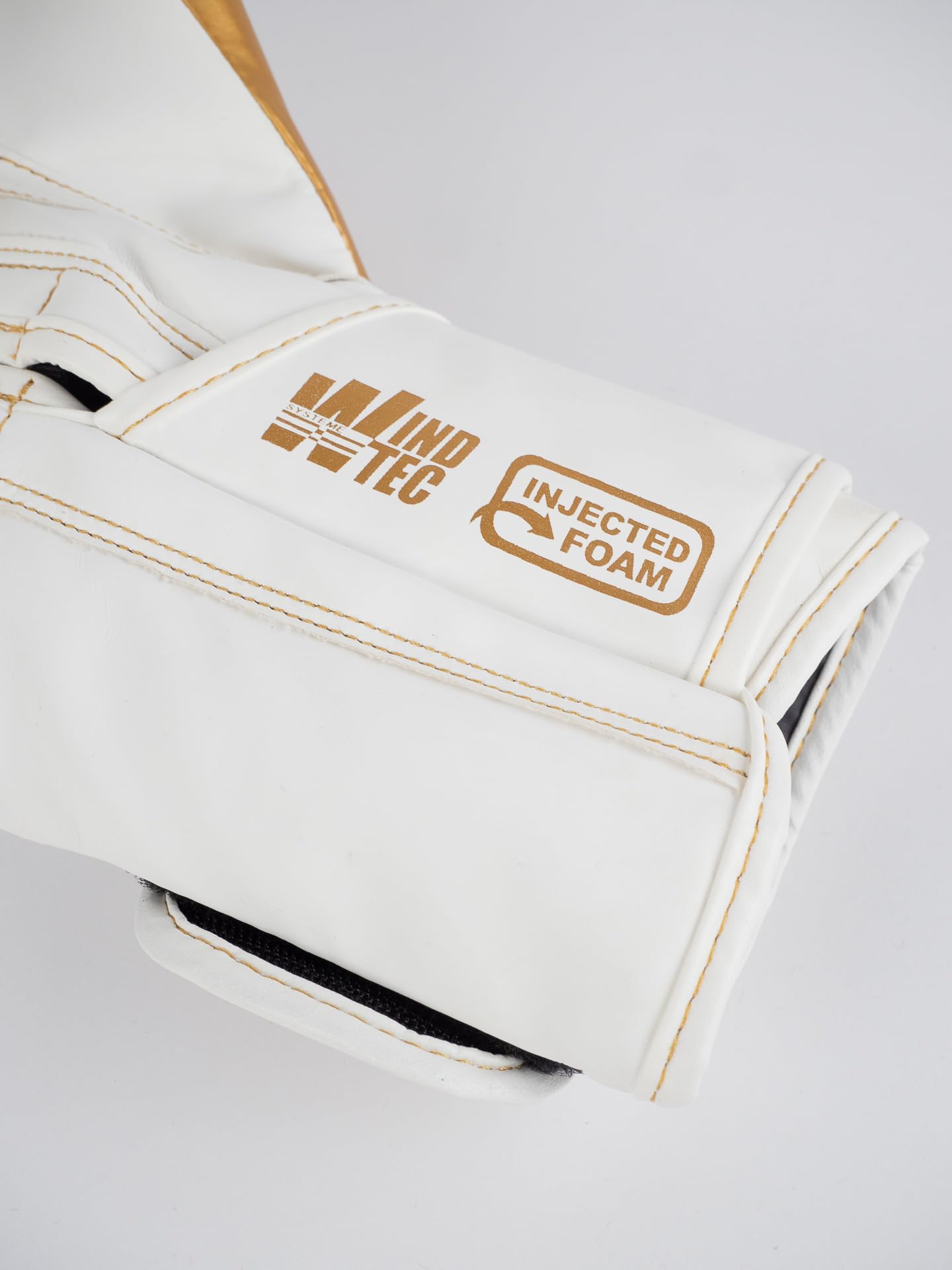 METAL BOXE - Gants de Boxe Blade Gold, Blanc, 10 Oz