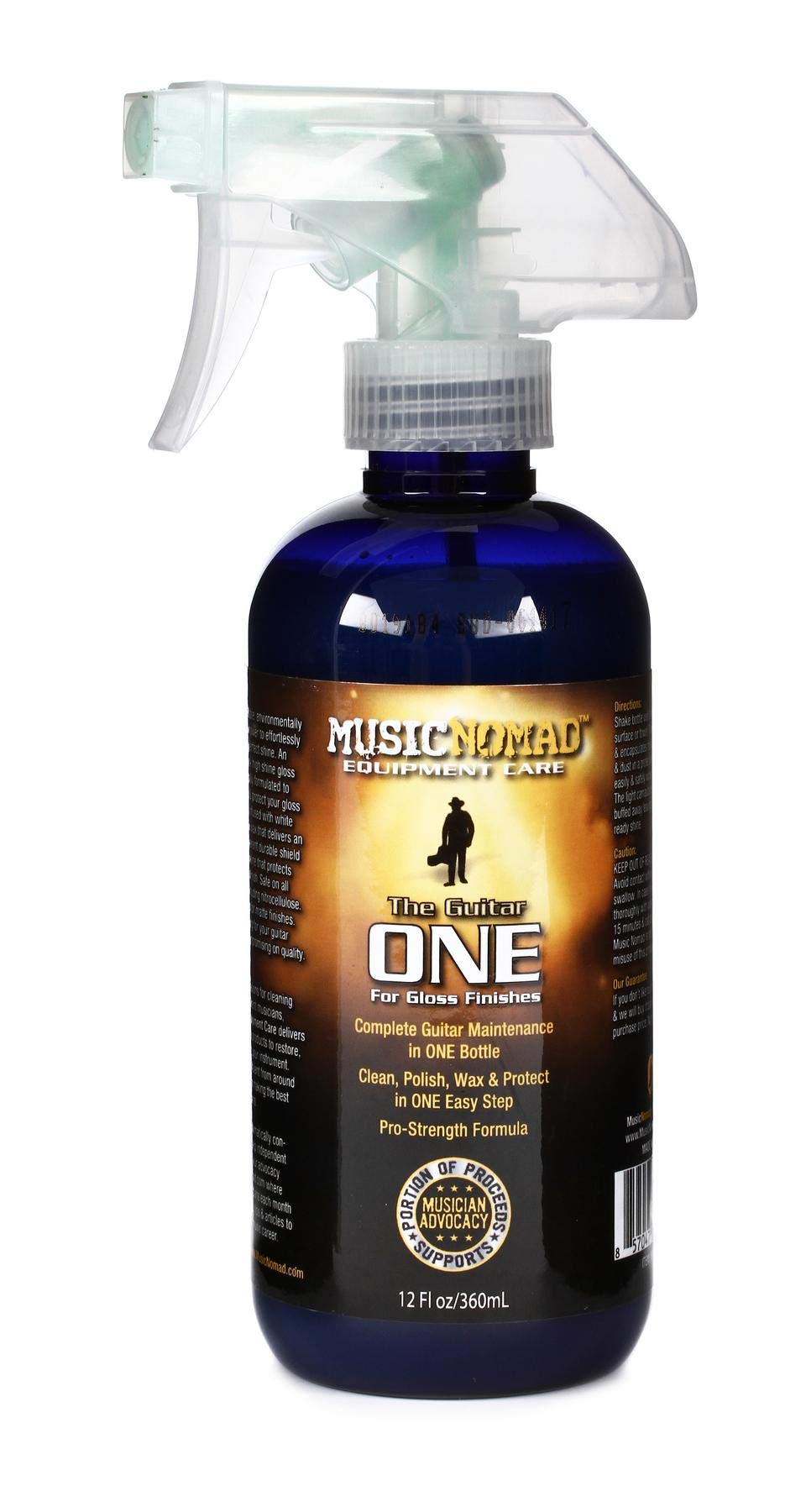 3-Pack MusicNomad The Guitar One All in 1 Cleaner, Polish & Wax - 12-oz. Bottle Value Bundle