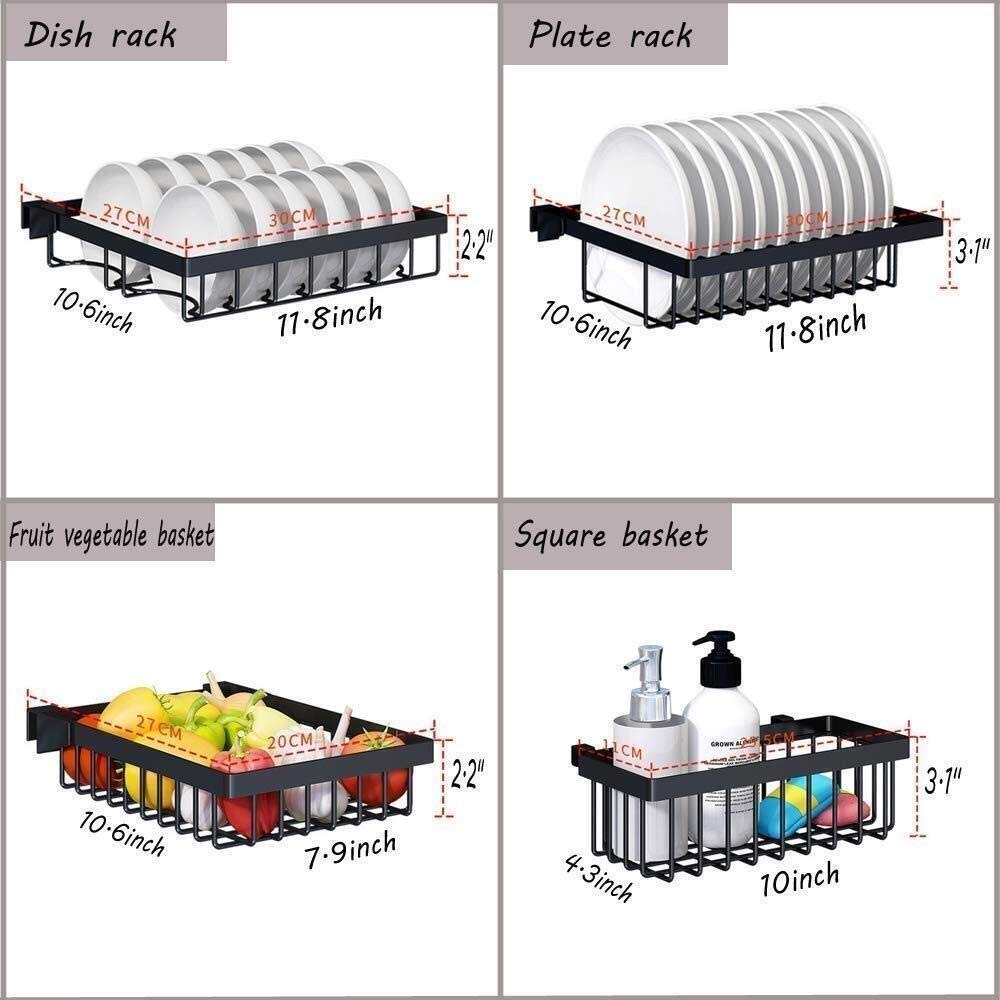 Escurridor de Platos de Acero Inoxidable para Colocar sobre el Fregadero, escurridor de Cocina, escurridor de Cuencos Multiusos