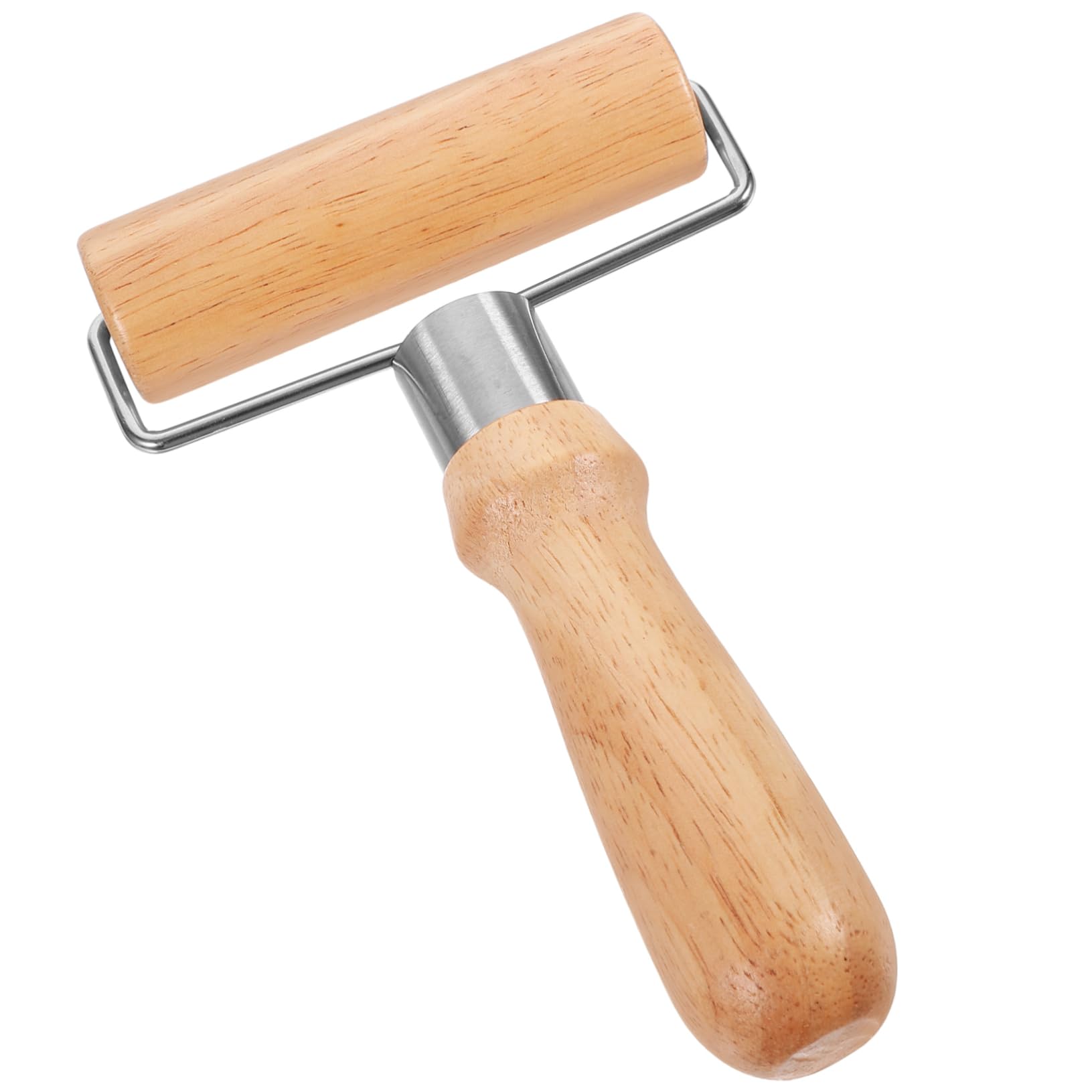PRETYZOOM Rolling Pin Pastry Pizza Wood Roller Pizza Roller Pizza Dough Roller Pizza Docker Mini Dough Roller Kitchen Baking Tool Baking Roller Stainless Steel Clay Handheld