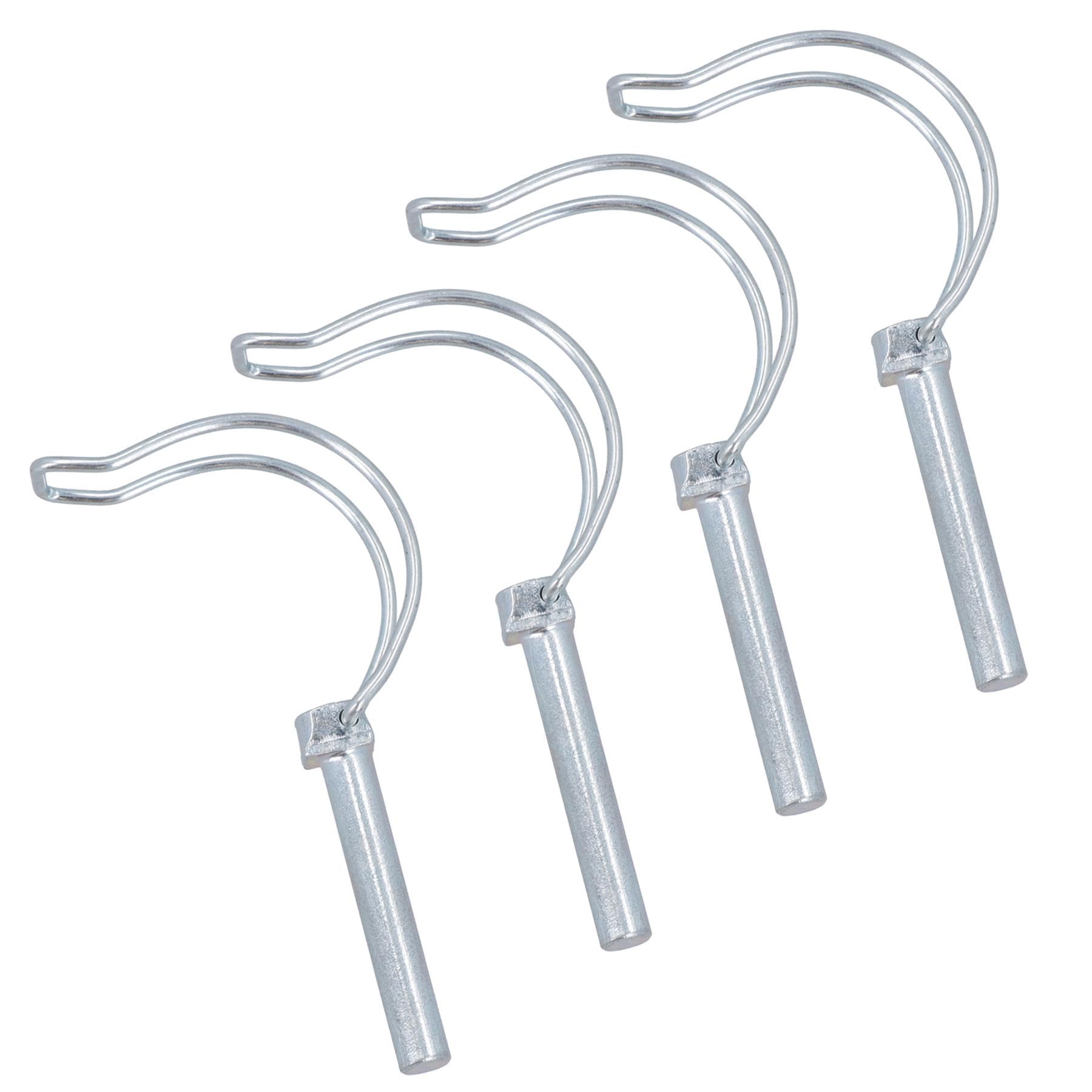 10mm x 60mm Pipe Pin Linch Lynch Pins Fastener Retaining Clip Trailer Tractor 4pc