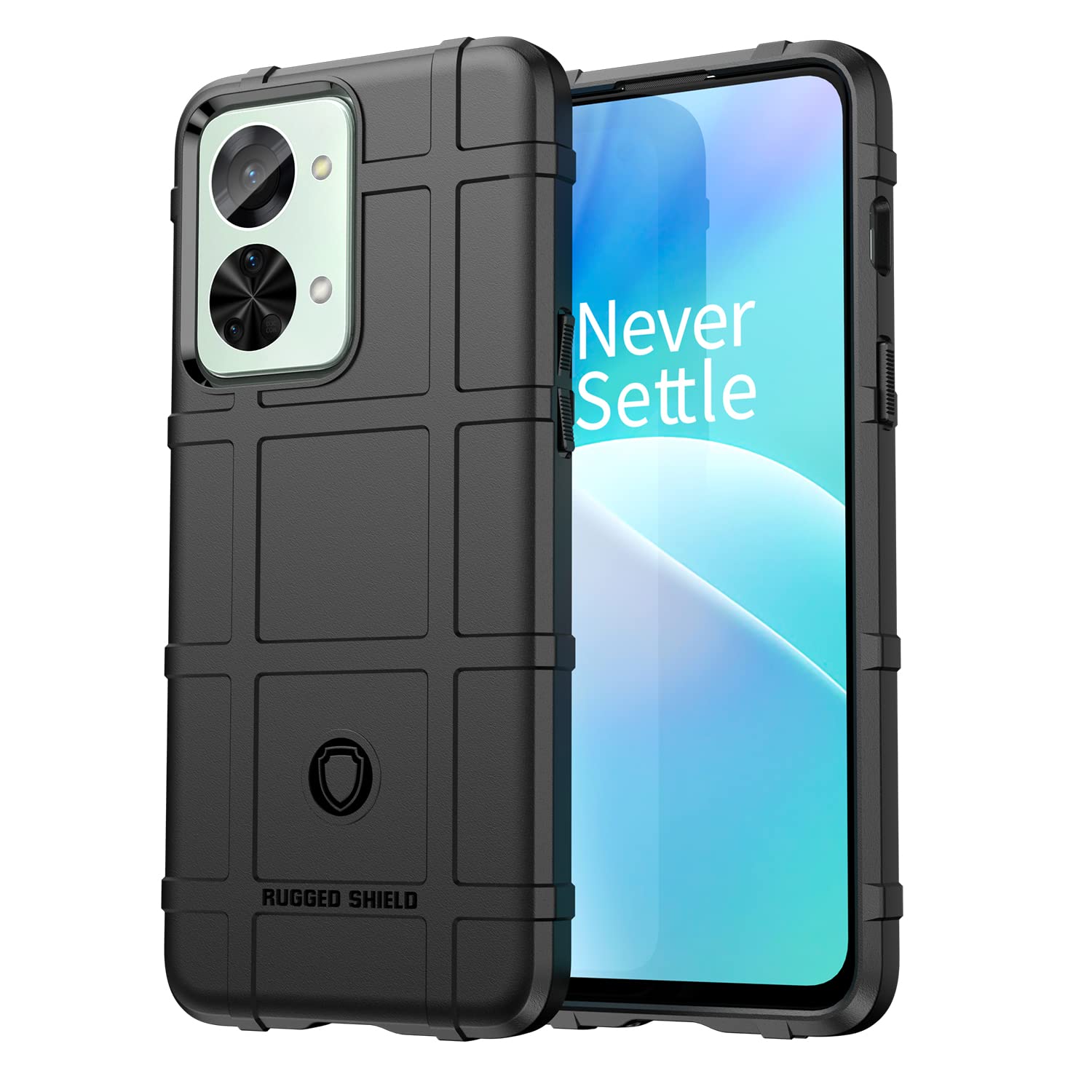 YukeTop Cover for OnePlus Nord 2T 5G Case, Soft TPU, Drop-Proof, Shock-Proof, Protective Cell Phone Cover for OnePlus Nord 2T 5G.(Black)