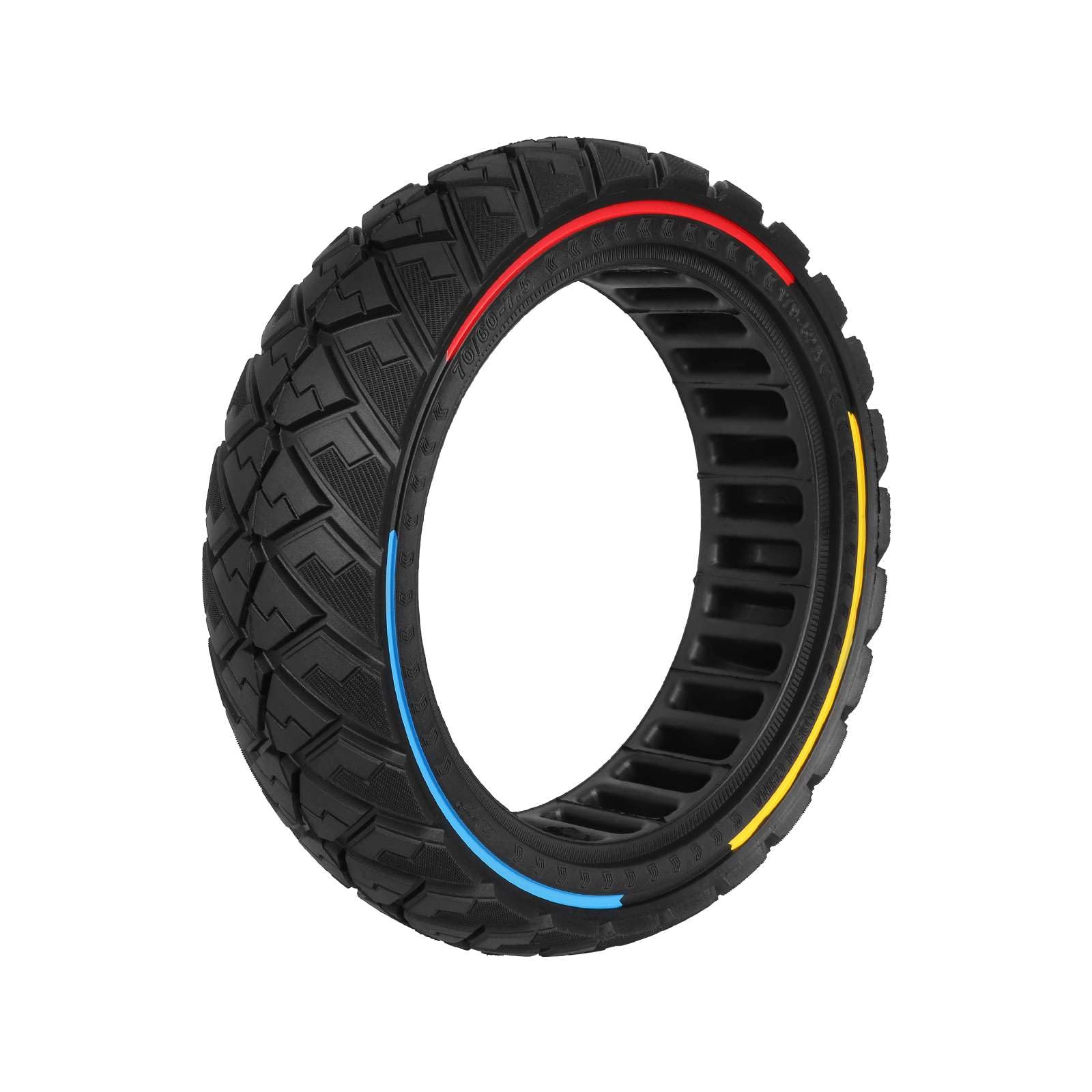 70/60-7,5 Pneumatico Pieno per Segway ZT3 Pro, ZT3 Pro D ed E Scooter elettrici, Pneumatici di Sostituzione. Pneumatici Pieni Antiscivolo, Antiscivolo, Ingambabile (Colorato, 2 Pezzi)