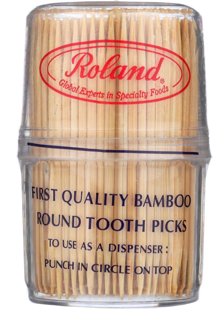 R. Bamboo Toothpicks/Plastic Canister - 300 Count, 300-Count (Pack of 288)