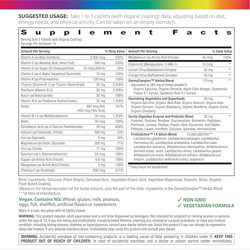 Rainbow Light Teen Multivitamin Caplets