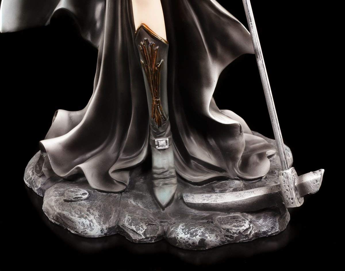 Figuren Shop GmbH Dark Angel Personaggio Gotico - Angelo Della Morte Scythia con Sense - Racheengel