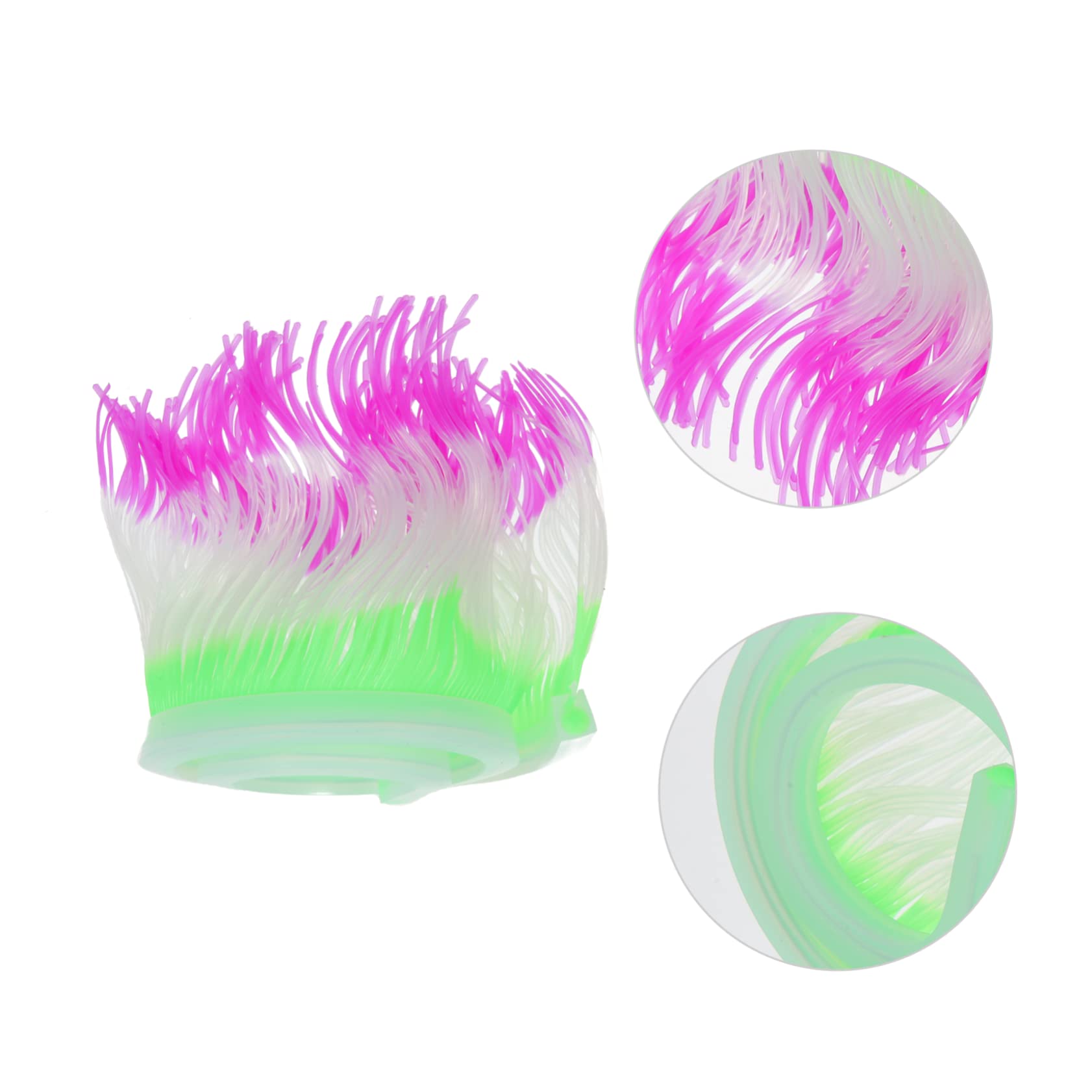 BESPORTBLE 3piezas Adorno De Coral Artificial para Acuario Decoración Vivid Coral Simulación para Peceras para Paisajismo Acuático y Hábitats De Peces