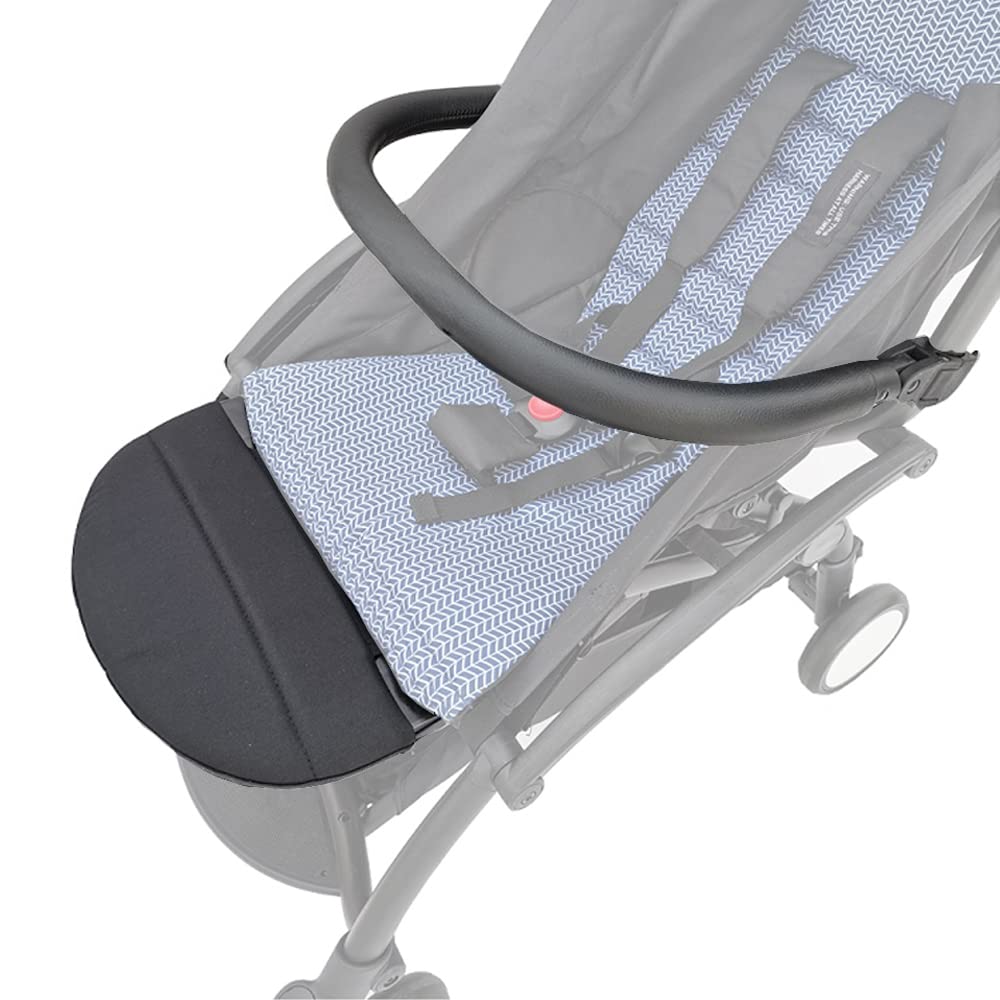 BrogtorlBaby Stroller Accessories Bumpers Bars and Leg Rests Compatible with Babyzen YOYO 2 Travel Stroller PU Armrest and 17cm Extension Footrest