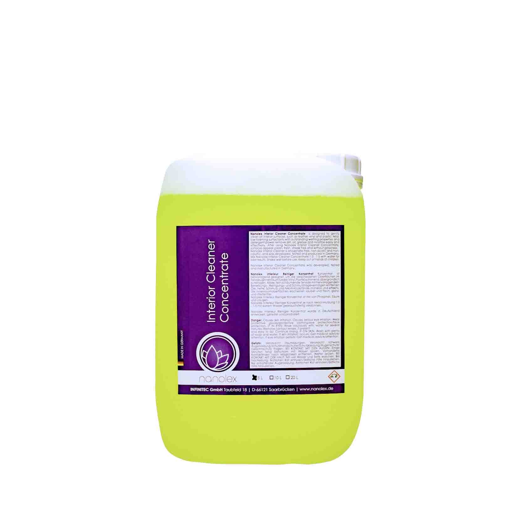 Nanolex Interior Cleaner Concentrate 5.000 ml Innenraumreiniger Konzentrat