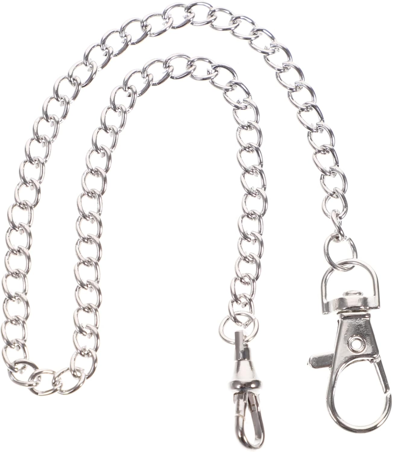Holibanna Pocket Watch Chain with Buckle Decorative Clothing Accessory for Purses Handbags Jeans and Coats Stylish and Skin Friendly Design for Vintage and Modern Styles