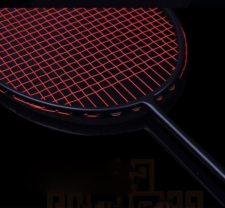 Raquettes de badminton tension max 32lbs ultra légères de 80g pour le jeu technique