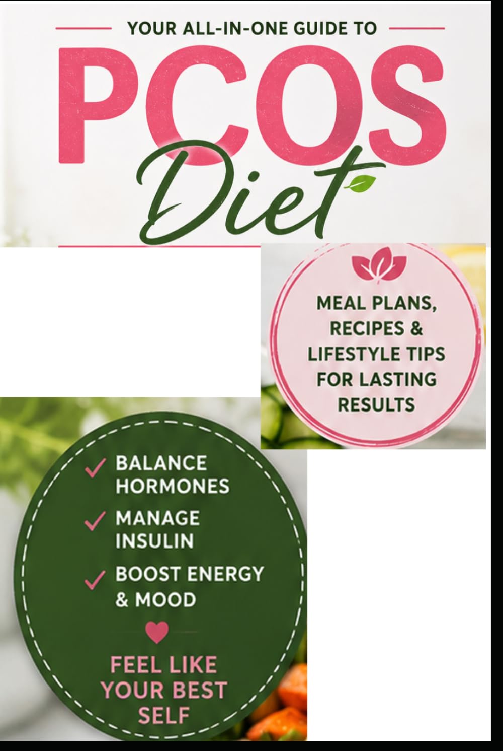 PCOS Diet for the Newly Diagnosed: Your All-In-One: Guide to Eliminating PCOS Symptoms with the Insulin Resistance Diet.