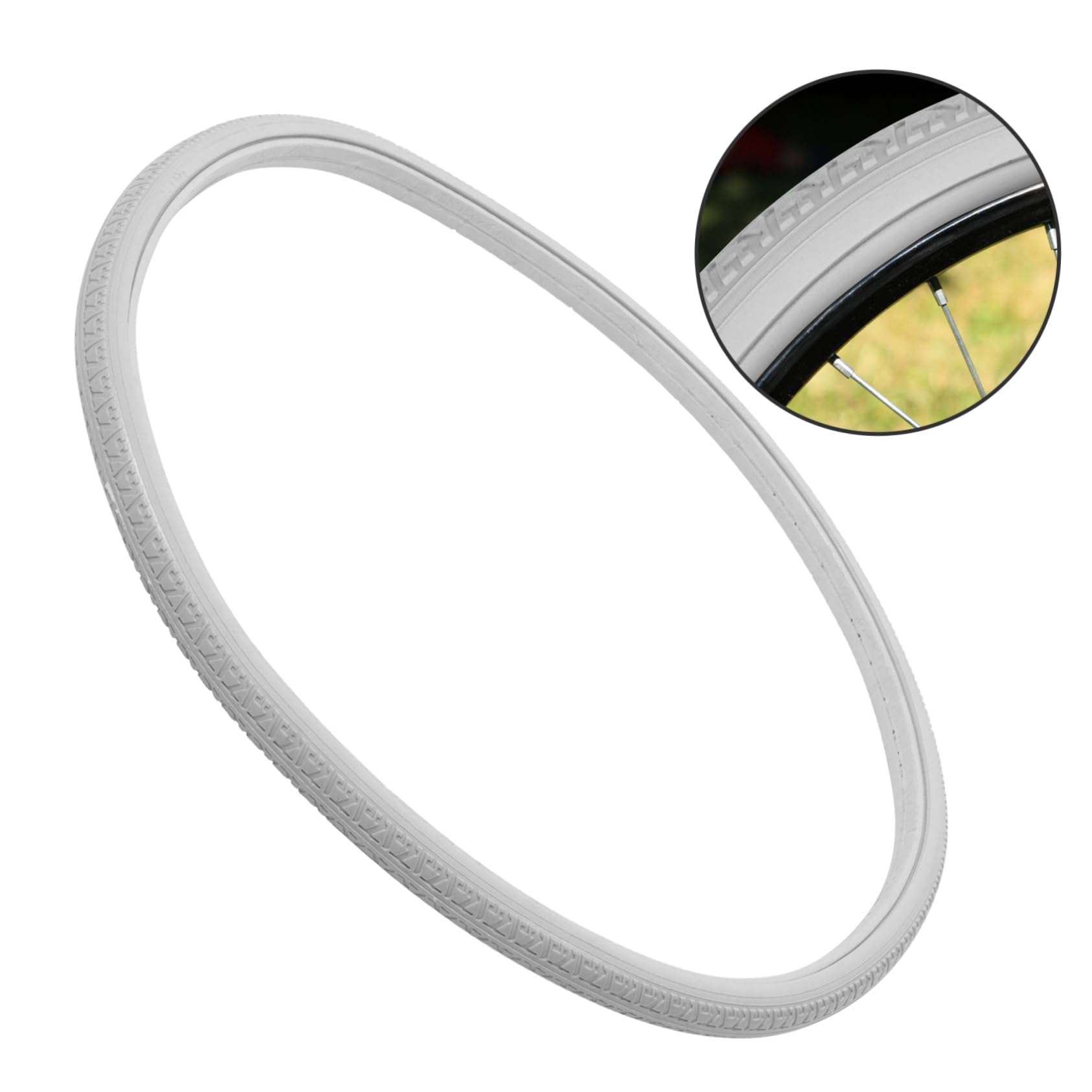 Rollstuhl Zubehör Pu Vollreifen für Rollstuhl Pannensicher ohne Luft 24 Zoll Vorne und Hinten Geeignet als Ersatzrad | Langlebiges Pu Material, für Vorder und Hinterrad Geeignet, Luftloses Vollgummi Design