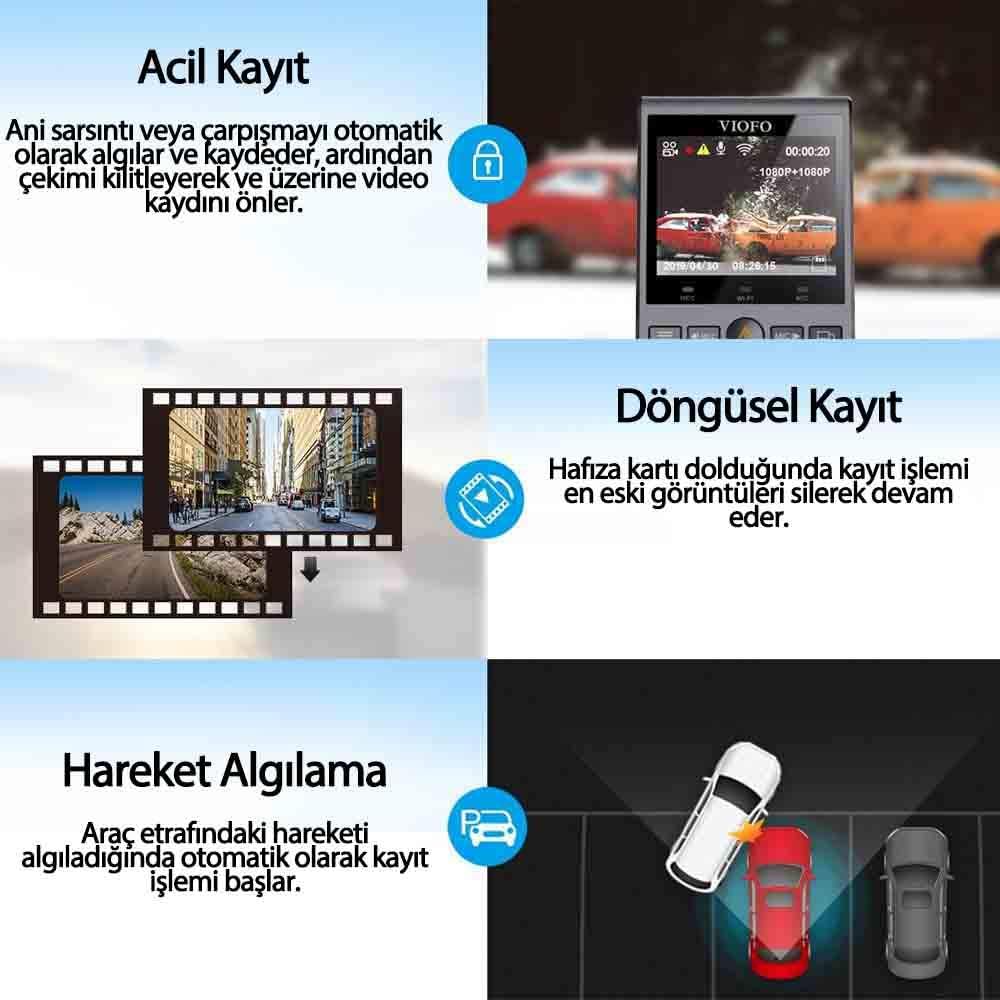 Viofo A129 Pro 1-канальная 4K-камера с Wi-Fi и GPS