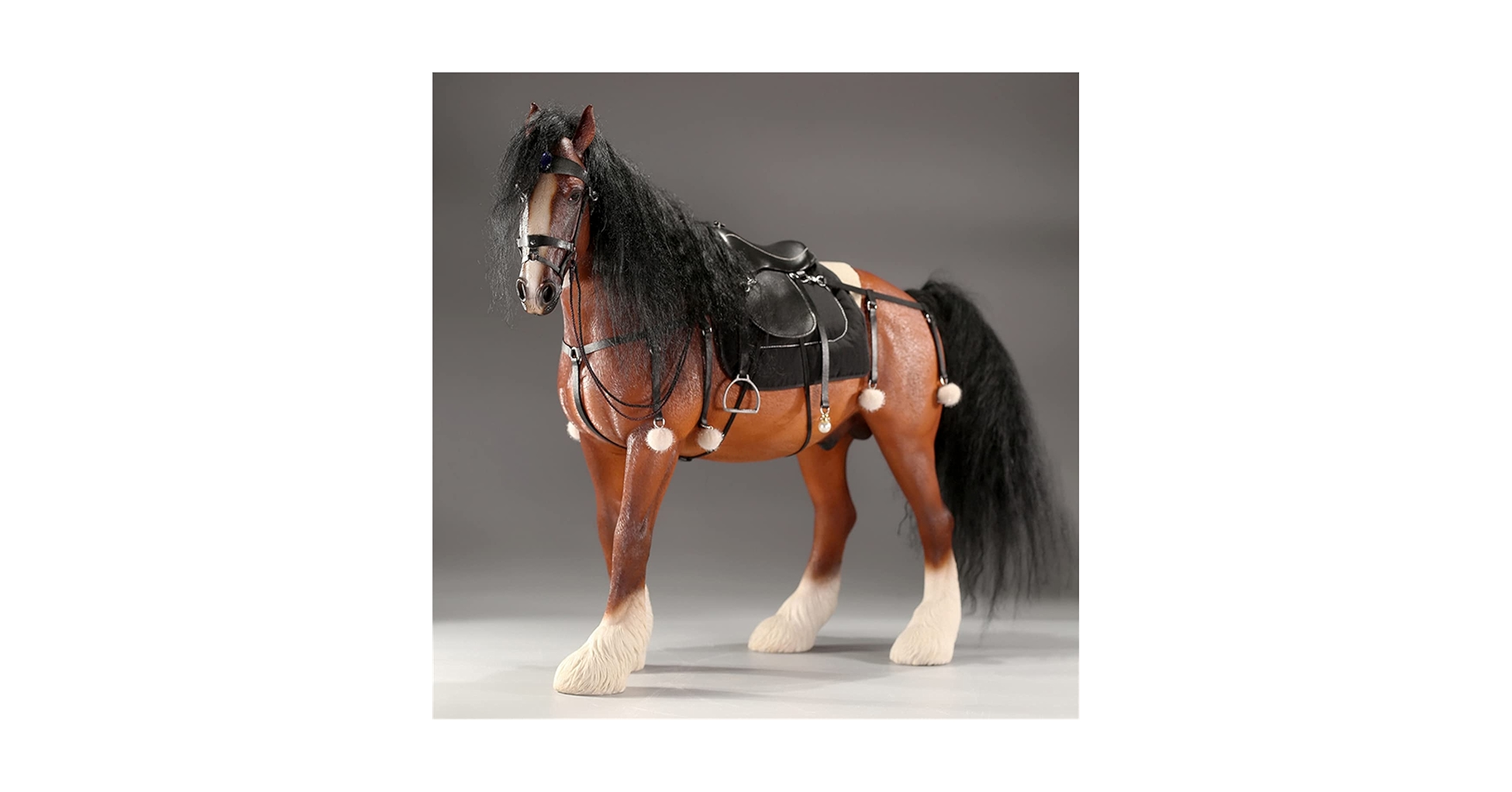 Amazon | Mr.Z 1/6 サイズ シャイヤー 2.0 ホース 馬 動物 重種