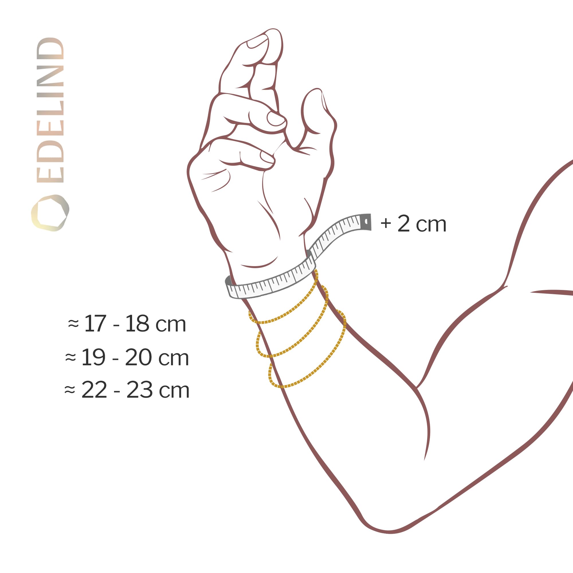 Goldarmband Herren 333 585 Echtgold 5.2mm - Fantasiekette Gelbgold Bicolor