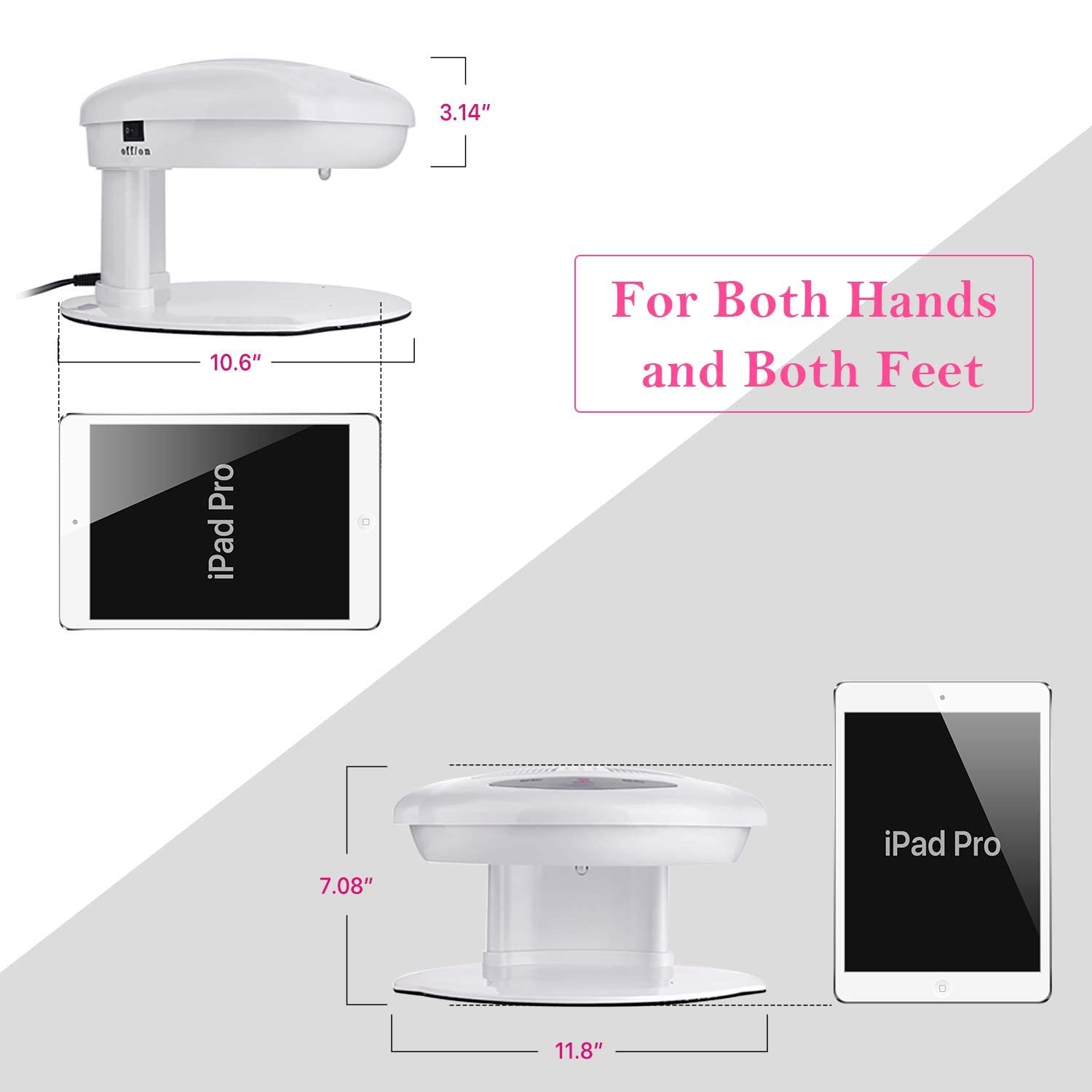 Buy Makartt Air Nail Dryer for Both Hands and Feet 400W Air Nail Fan