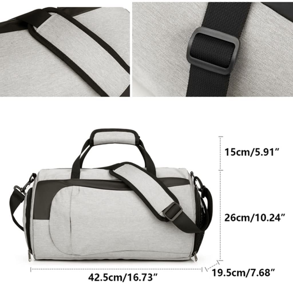 Borsoni da Viaggio Borsone da Viaggio in Tessuto Impermeabile di Grande capacità con Scomparto per Scarpe Borsa da Palestra per la Notte per Donna e Uomo per i Viaggi e Lo Sport