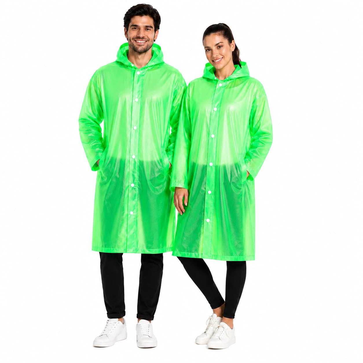 Burdy Waterproof EVA Rain Suit for Men & Women | Reusable Hooded Raincoat | Lightweight Foldable Rain Coat | Free Size for Travel, Bike Riding & Trekking-picture-25