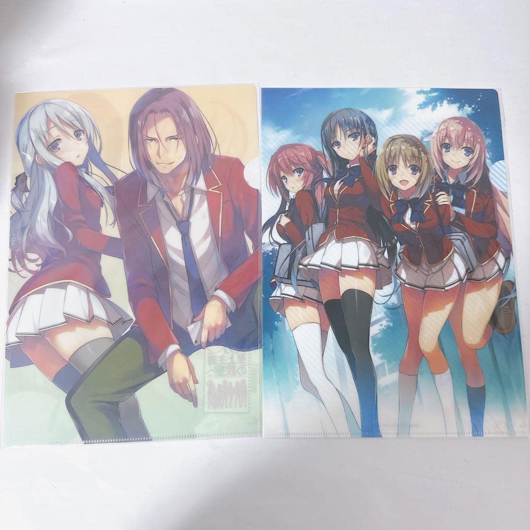 よう実　クリアファイルなど ようこそ実力至上主義の教室へ クリアファイルセット