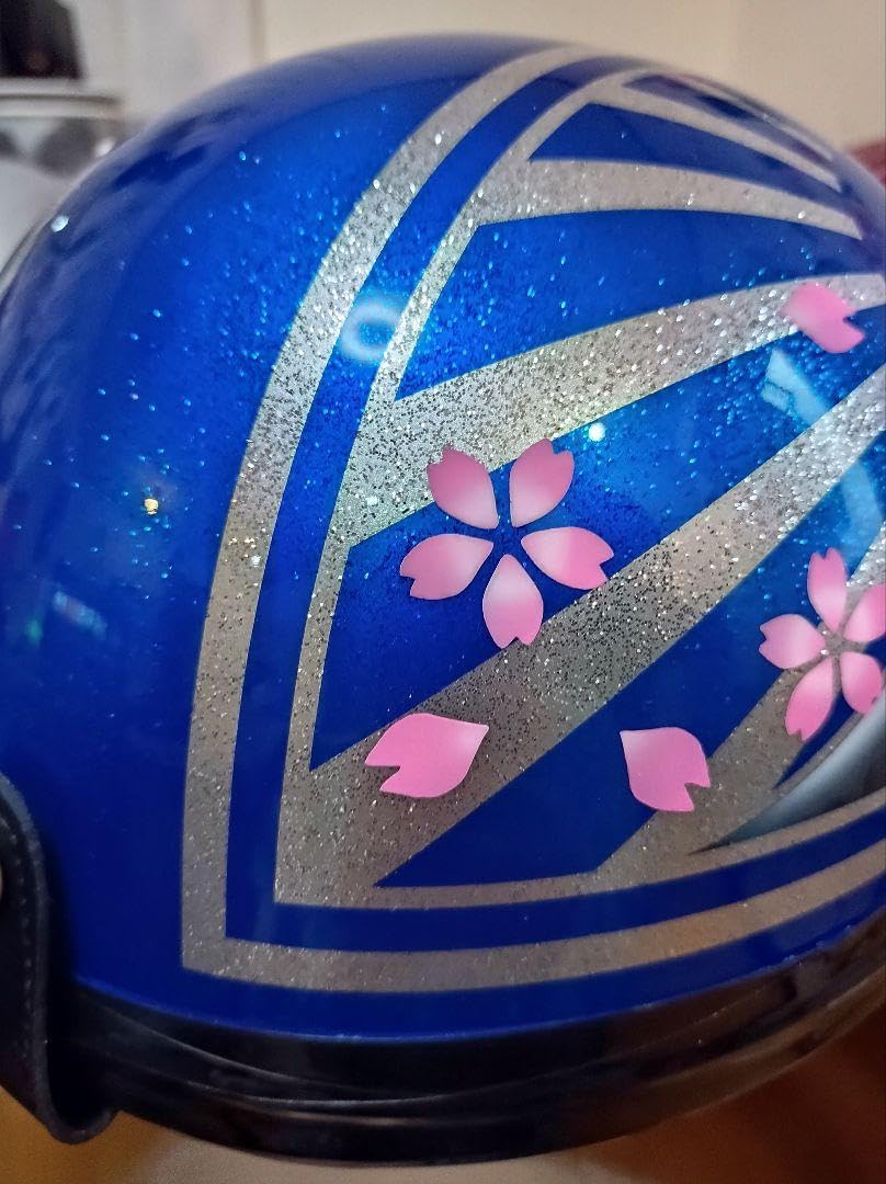 カスタムコルク半 Candyブルー シルバーラメ 桜花 ブランド