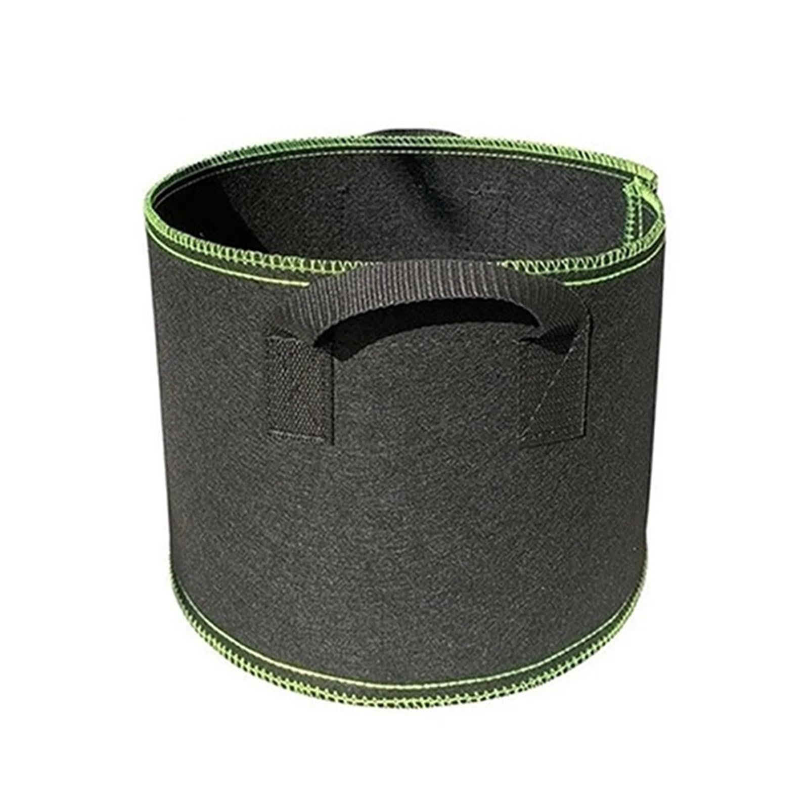 GIYXHU 1-3Pcs Vegetable/Flower/Plant Grow Bags 1/2/3/5/7/10/12Gallons Thickened Non-Woven Aeration Fabric Pots With Handles for Flowers Vegetables(Green,10Gallon 40X30cm)