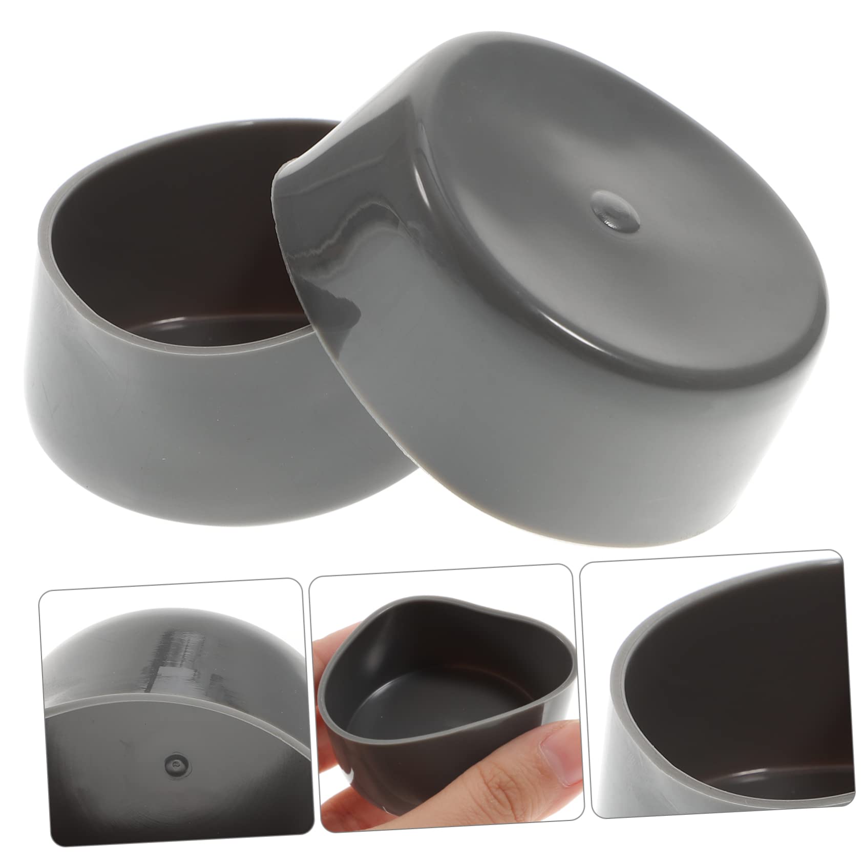 HEALLILY 8pcs Trailer Wheel Rubber Caps Dust Cap for Trailer Axle Wheel Rim Hub Cover Bearing Protectors Rust- Cover for