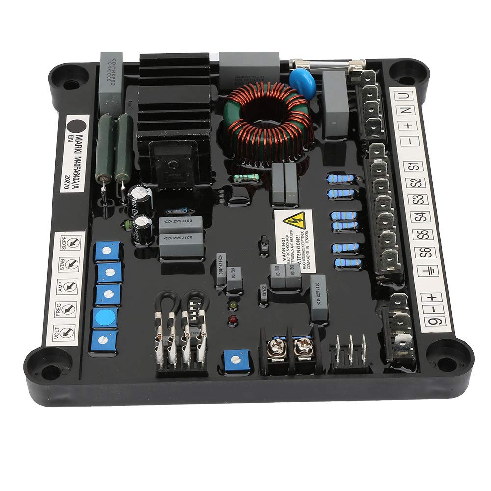 M40FA640A Scheda Regolatore di Tensione Automatico 50/60Hz 170-277 V Generatori Brushless Scheda di Controllo Alternatore Accessori per Generatore 1 e 3 Fasi