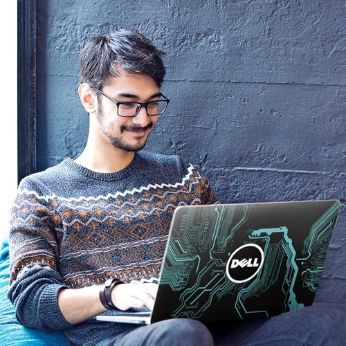 Image of Inkykart DSGN 80 Full Body Laptop Skin Bubble-Free| Laminated| Removable| HD Quality Sticker for Laptops Upto 15.6 Inches Compatible with DELL