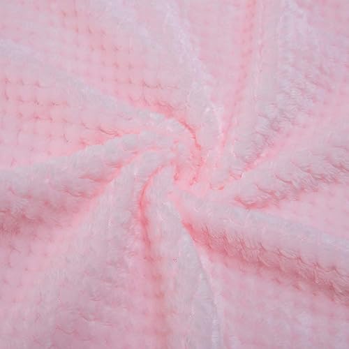 Miniatura 148 de Manta o manta mullida para bebé niña o niño, suave cálido y acogedor polar coral para bebé, bebé o recién nacido, manta de recepción para cuna, Blue