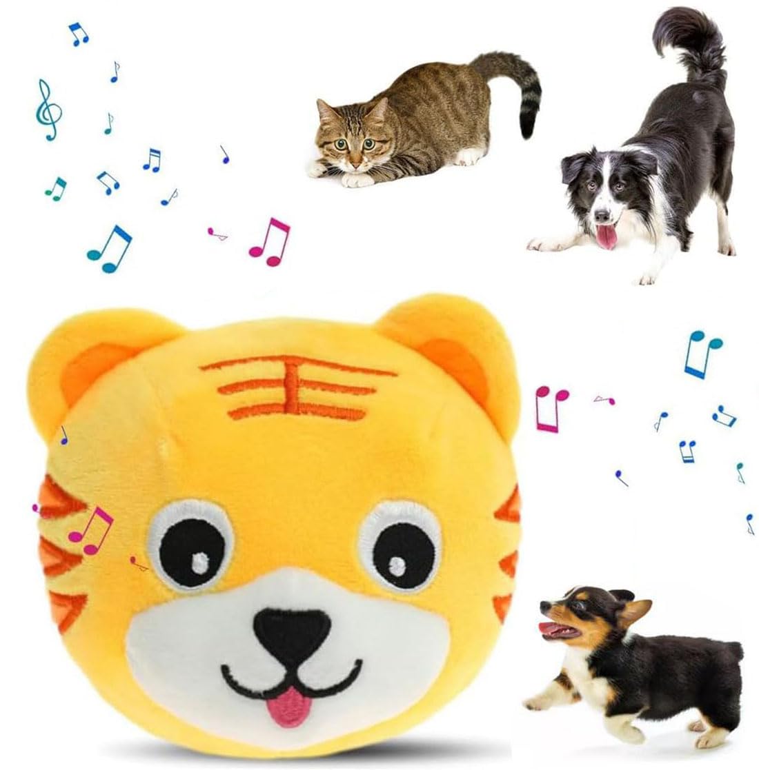 Interactive 2025 Upgrade Active Moving Plush Pig Sound Electronic Dog Toy - Shake, Bounce, Talk - Washable, Squeaky, Boredom-Busting Pet Toy